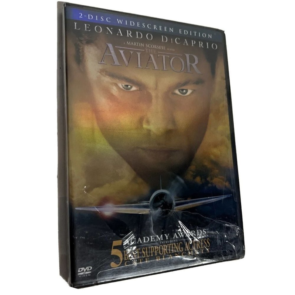 The Aviator Howard Hughes Aviation Movie Leonardo DiCaprio 2 Disc DVD PG13 New